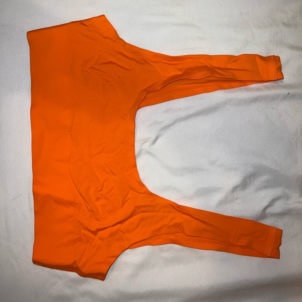 orange urban outfitters bra